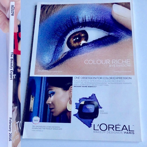 NEW ALLURE MAGAZINE FEBRUARY 2016 DEMI LOVATO THE CLEAN ISSUE - Picture 4 of 12